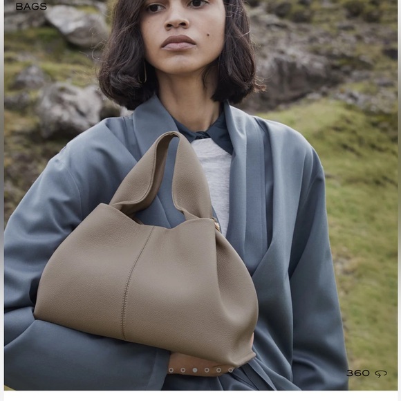 Polène Numéro Neuf Nine Taupe Handbag - Picture 8 of 9